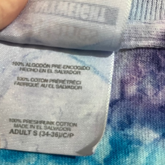 Hanes Multi 100% Cotton Embroidered “Jamaica Beach Landscape” Print Shirt Sz-S - Picture 4 of 5